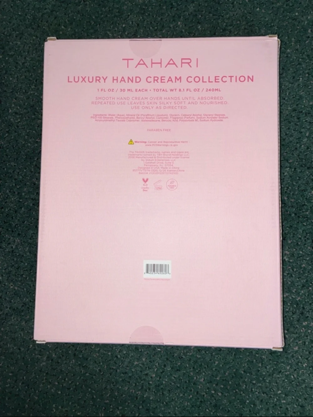 Tahari Luxury Hand Cream Collection Gift Set 8 pc